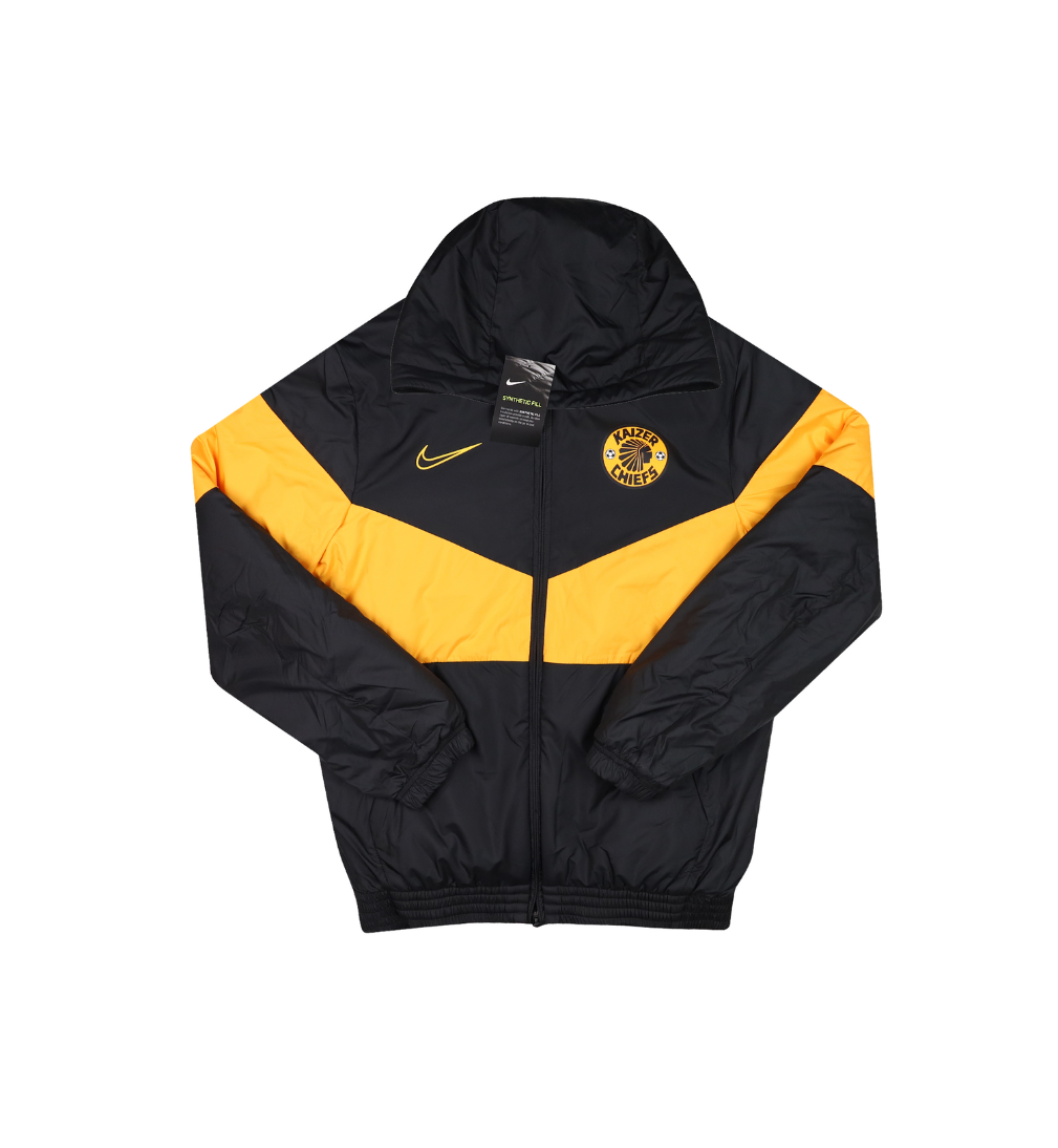 KAIZER CHIEFS 2019-20 PADDED BENCH COAT - SPONSORLESS - S