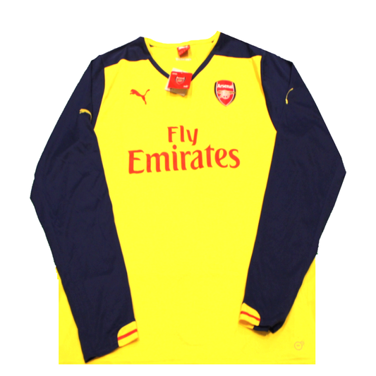 Arsenal 2014-2015 Away Shirt L/S (BNWT) XXL