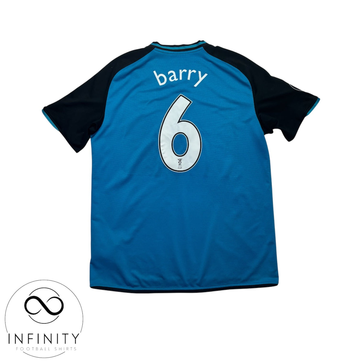 Aston Villa Away Shirt 2008/09 (L) Barry 6