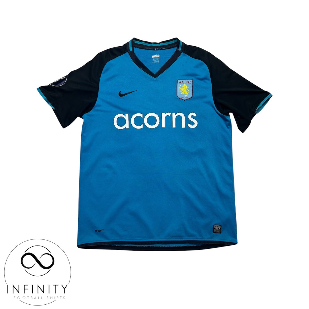 Aston Villa Away Shirt 2008/09 (L) Barry 6