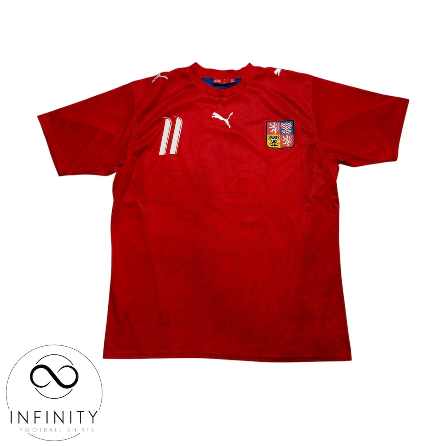 Czech Republic Home Shirt 2006/08 (L) Nedved 11