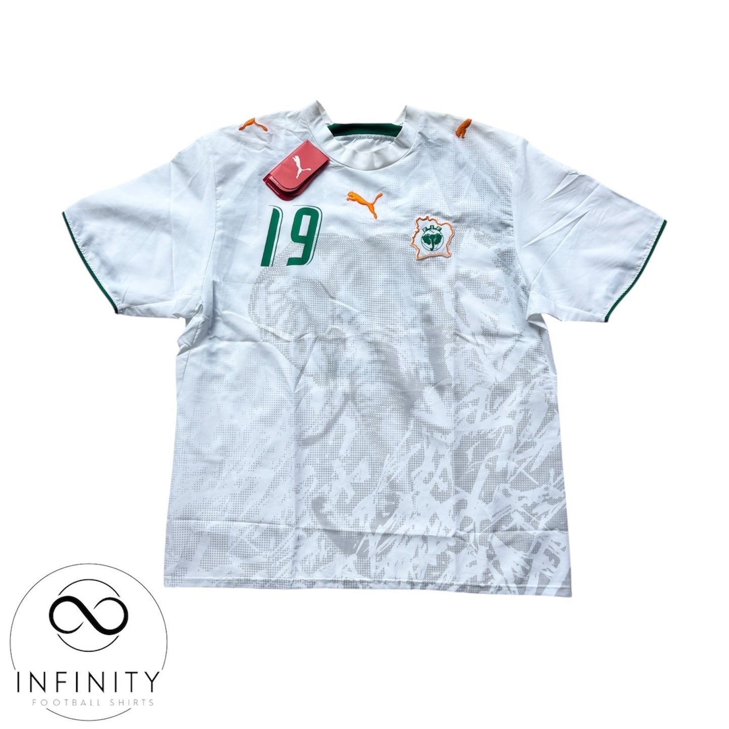 Ivory Coast Away Shirt 2006/07 (XL) Toure Yaya 19 BNWT