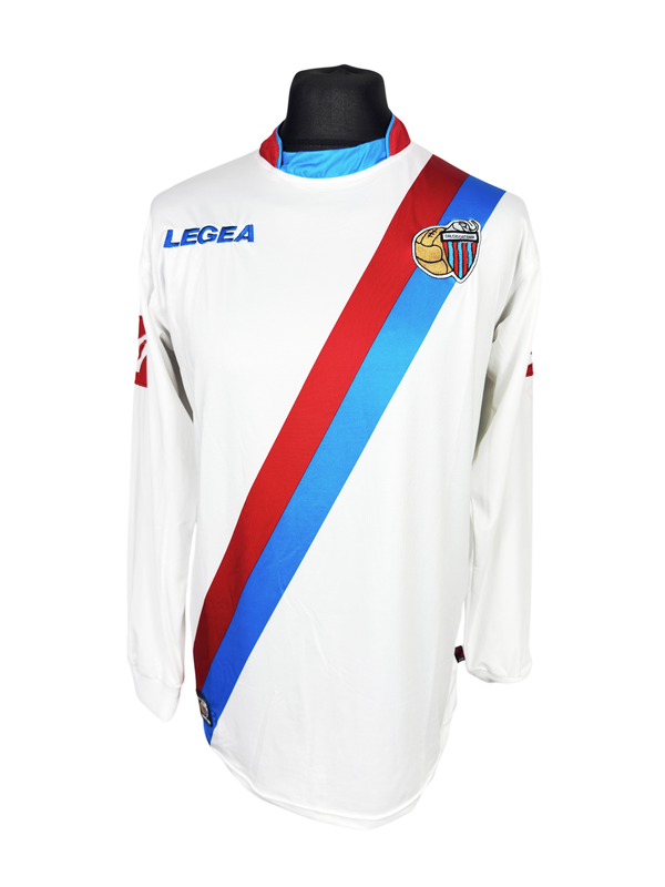 Catania 2008-10 L/S Away - Size L (M Fit)