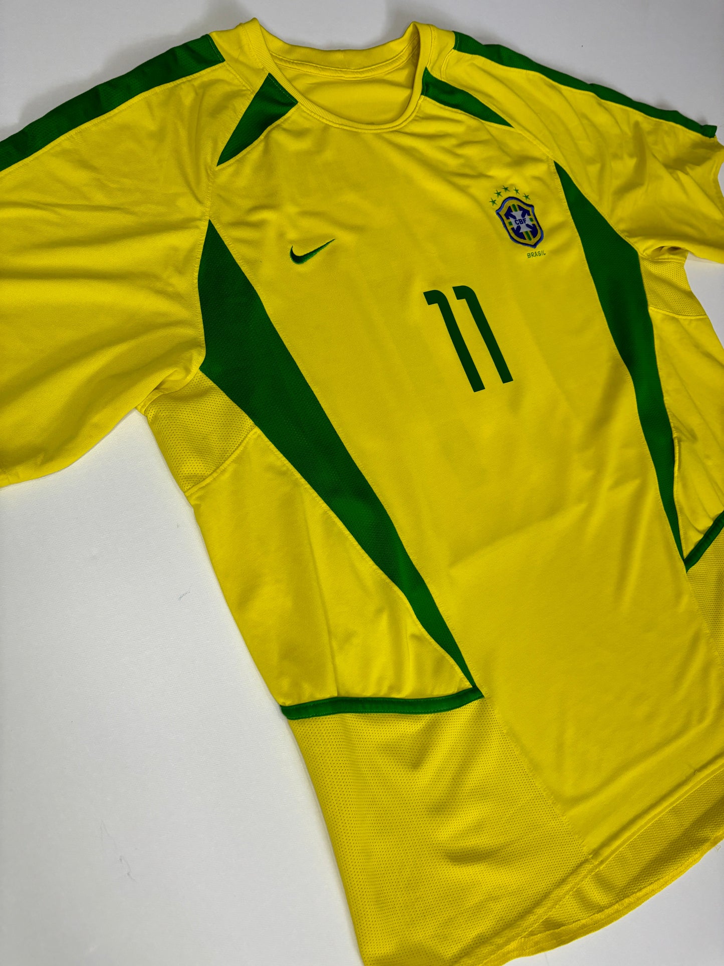 Brazil Home Shirt 2002/04 (XL) Ronaldinho 11