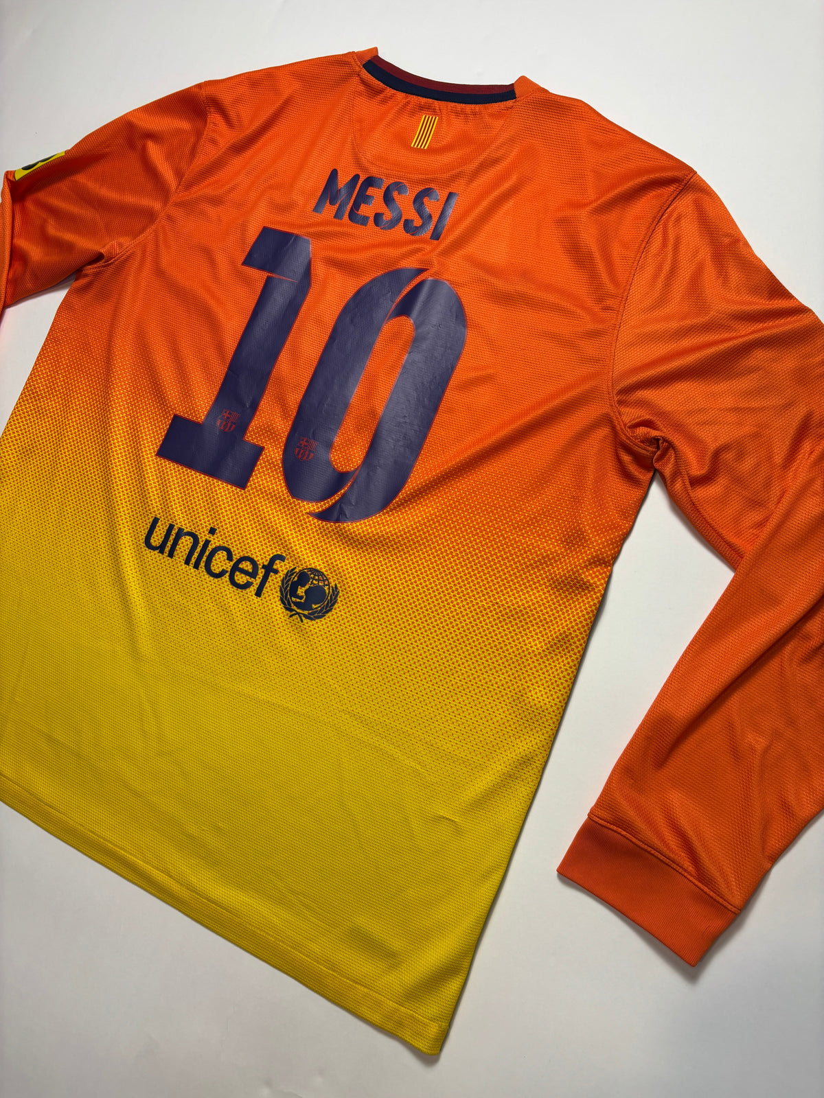 Barcelona Away Shirt 2012/13 LS (XL) Messi 10