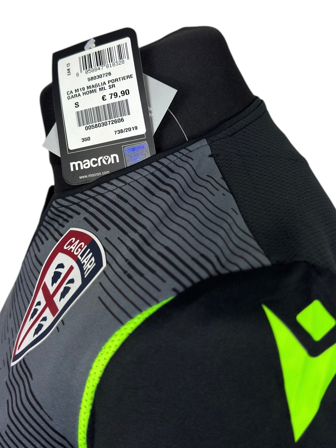 Cagliari 2019-20 GK Shirt - Size S - BNWT