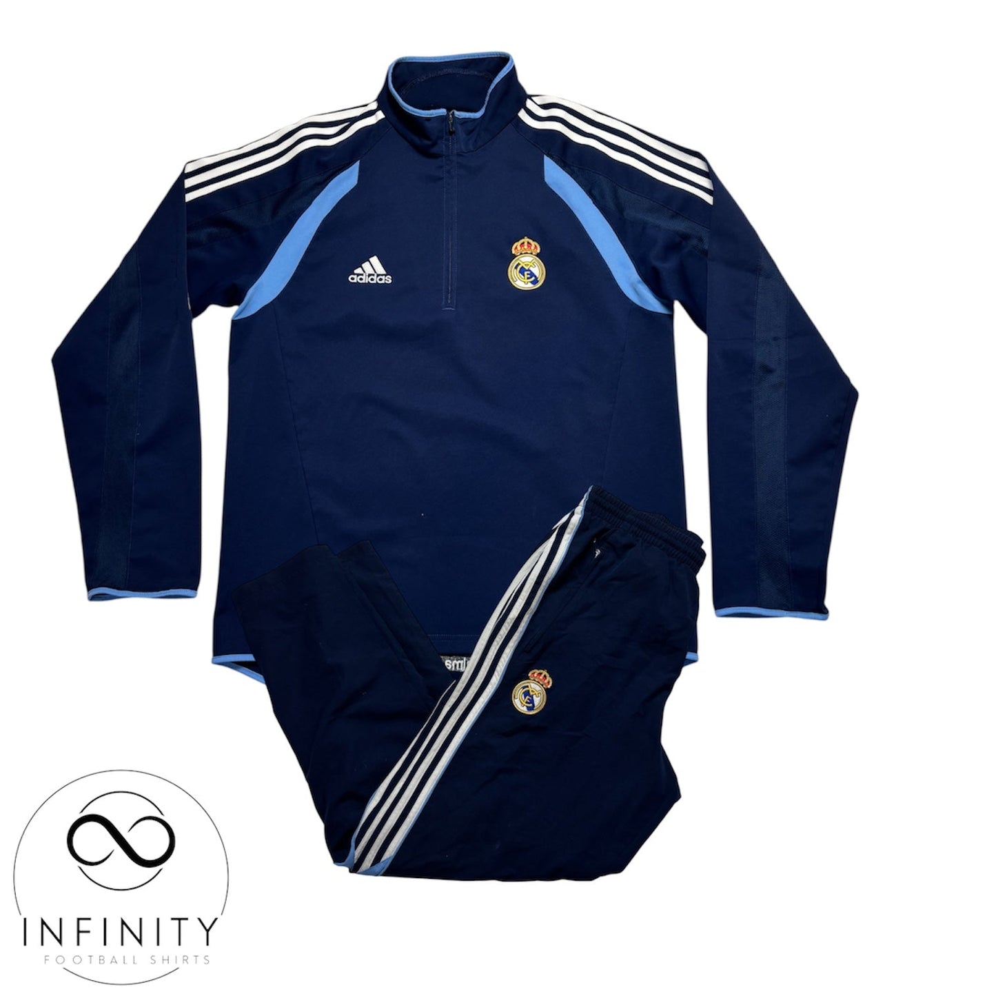 Real Madrid 1/4 Zip Tracksuit 2005/06 (M)