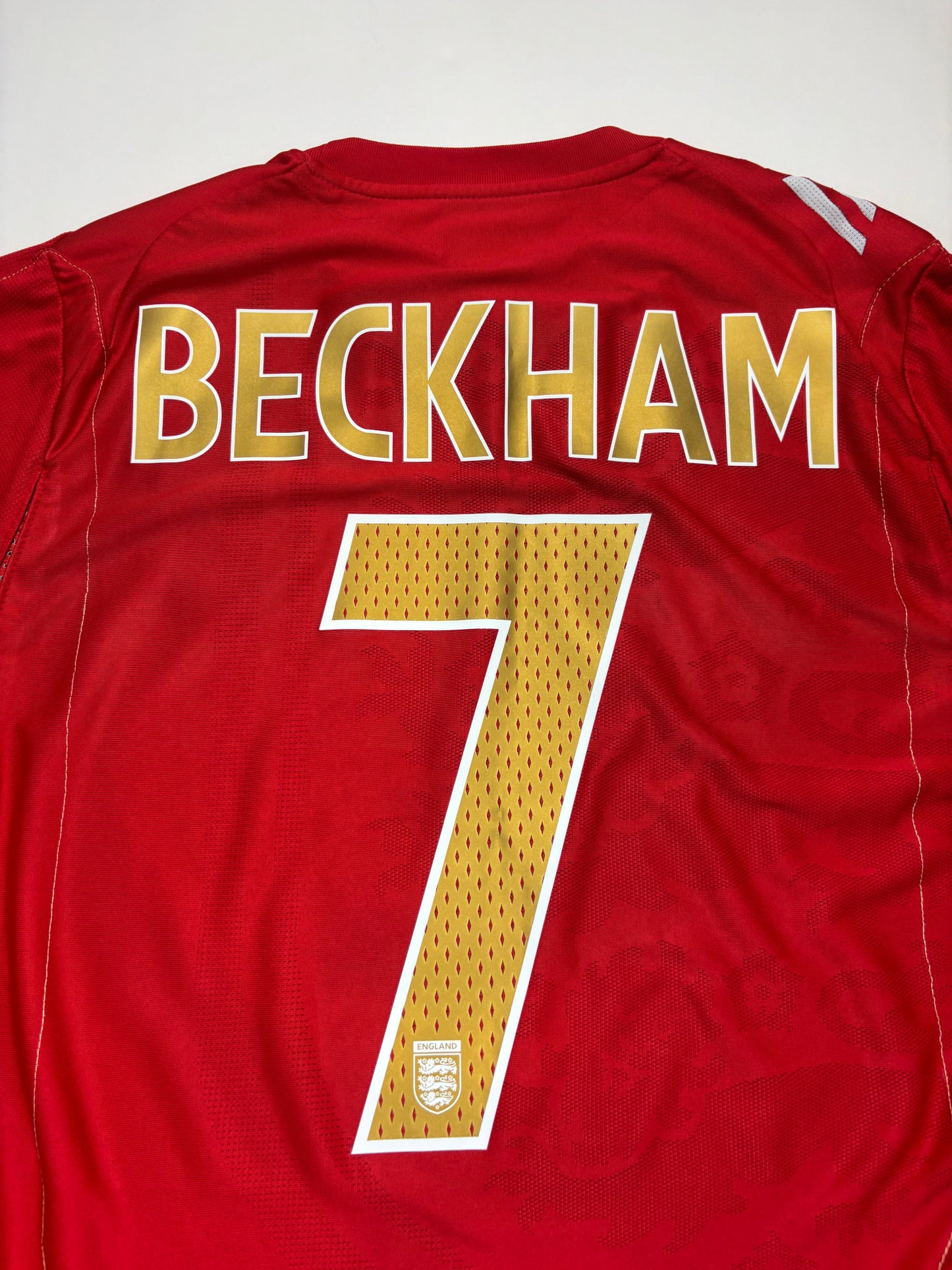 England Away Shirt LS 2006/08 (M) Beckham 7