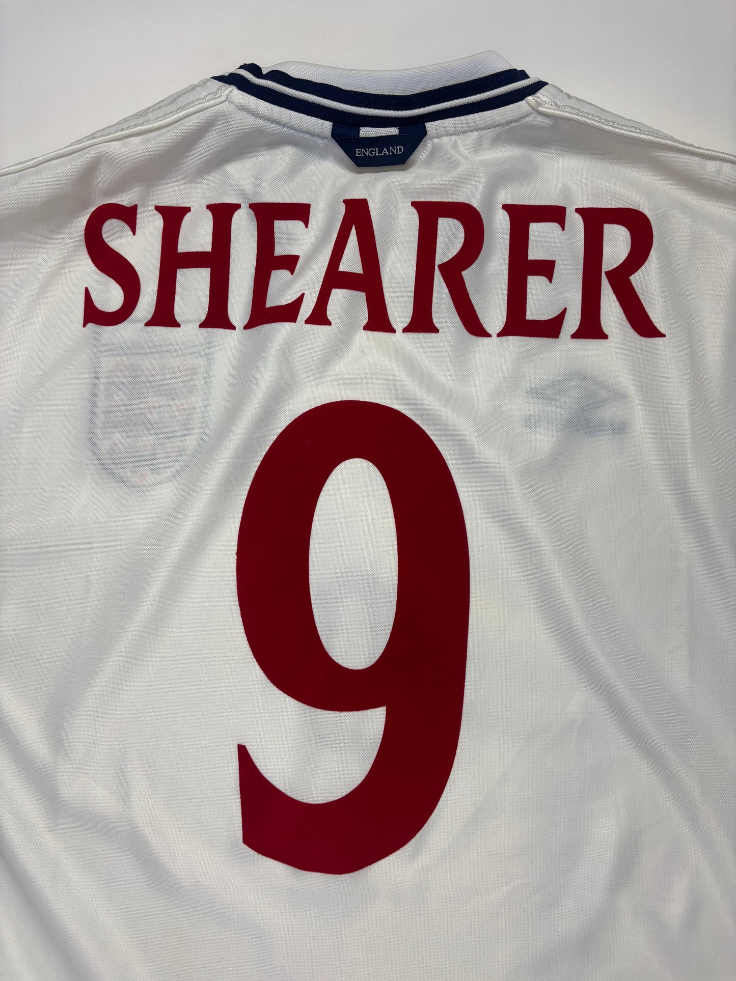 England Home Shirt 1999/01 (XL) Shearer 9