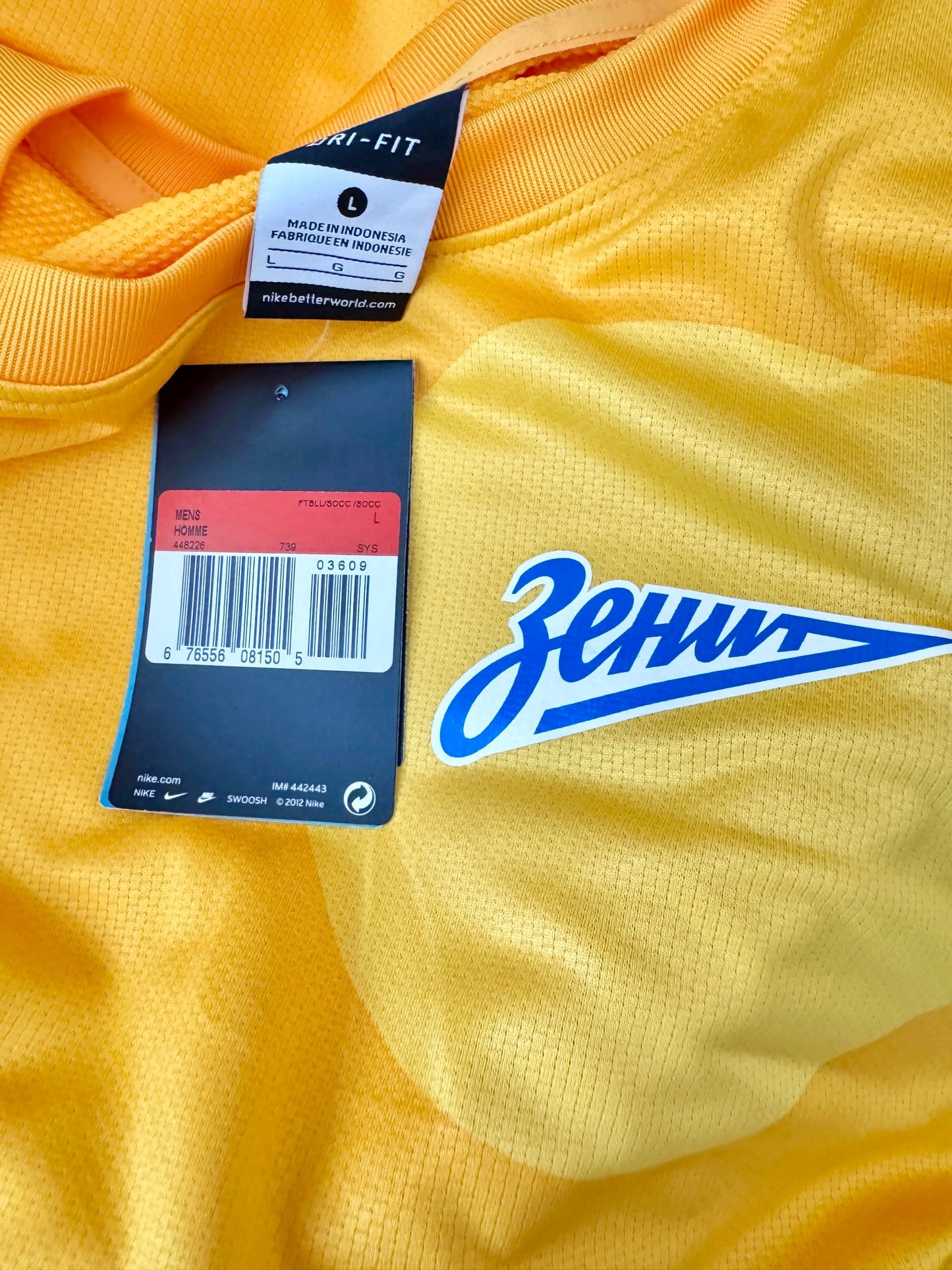 Zenit St. Petersburg 2013-14 GK Shirt - Size L - BNWT