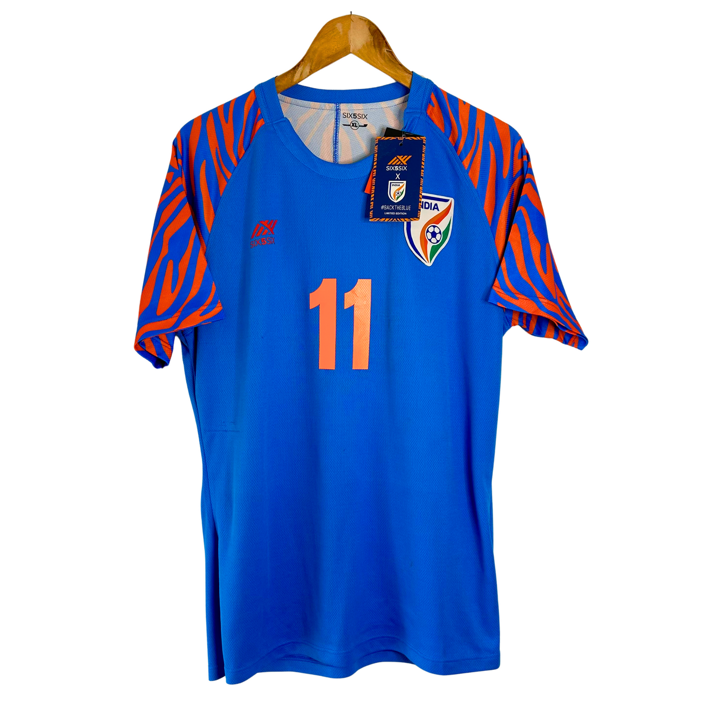 2019 India Home Shirt “Chhetri 11” (BNWT) - XL (L fit)