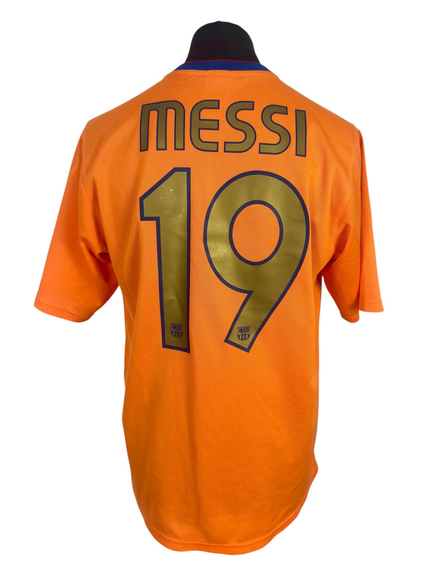 2006-08 Barcelona Basic Away - Size L - Messi 19