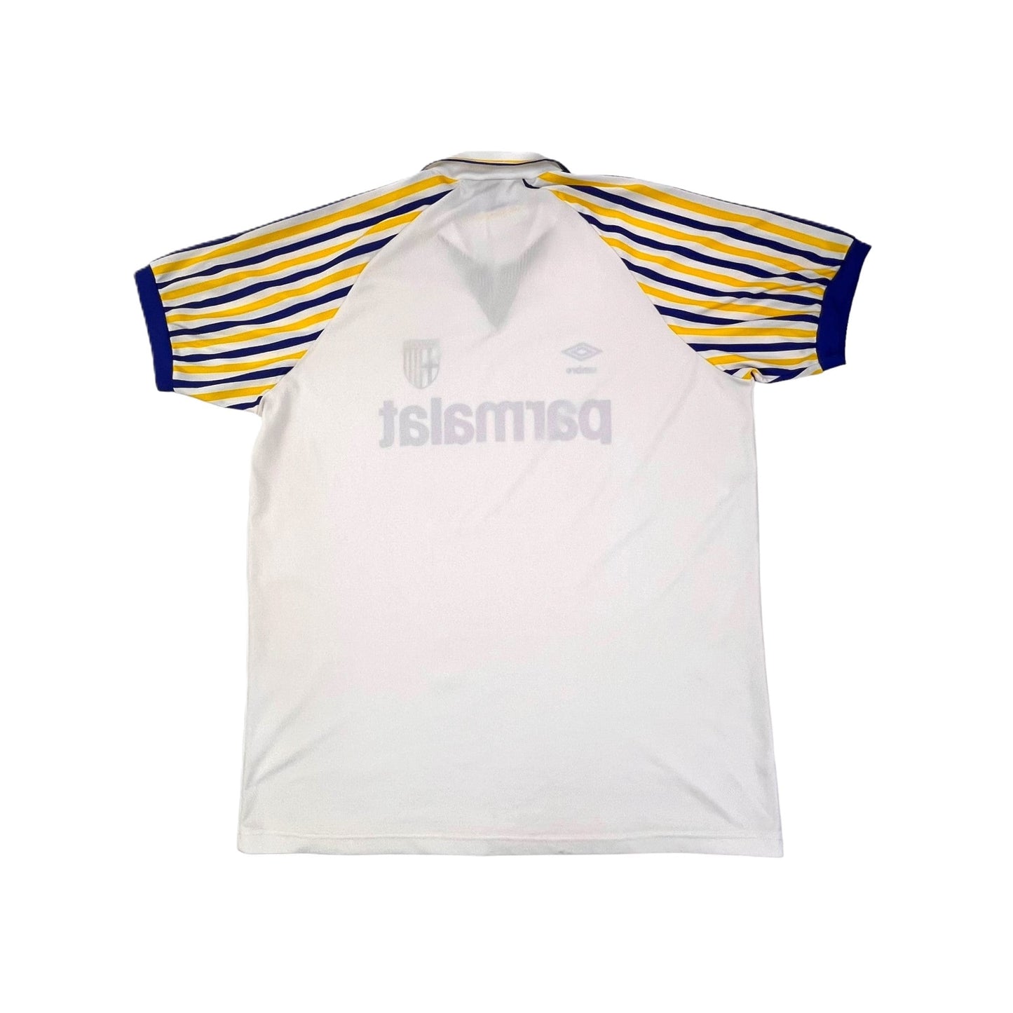 1990/91 Parma Home Football Shirt (XL) Umbro