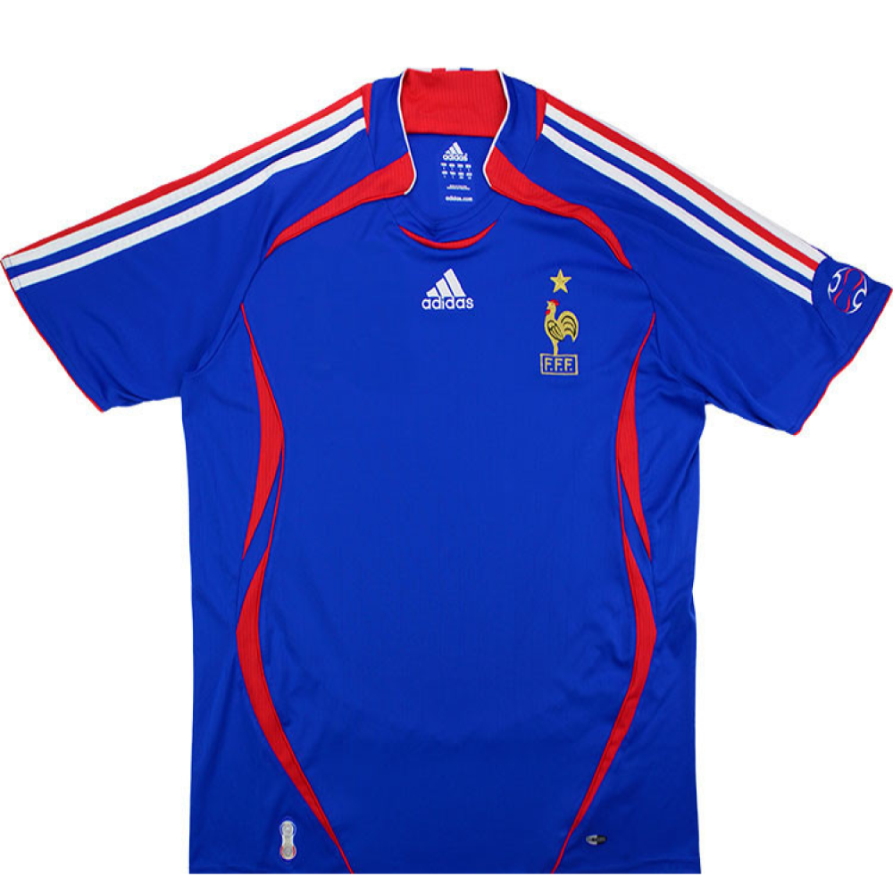 France 2006-2008 Home Shirt (Excellent) XL