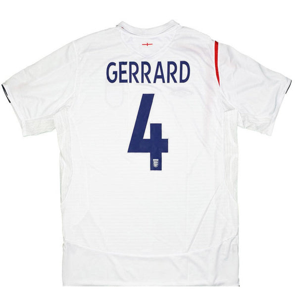 England 2006-2007 Home Shirt Gerrard (Excellent) L