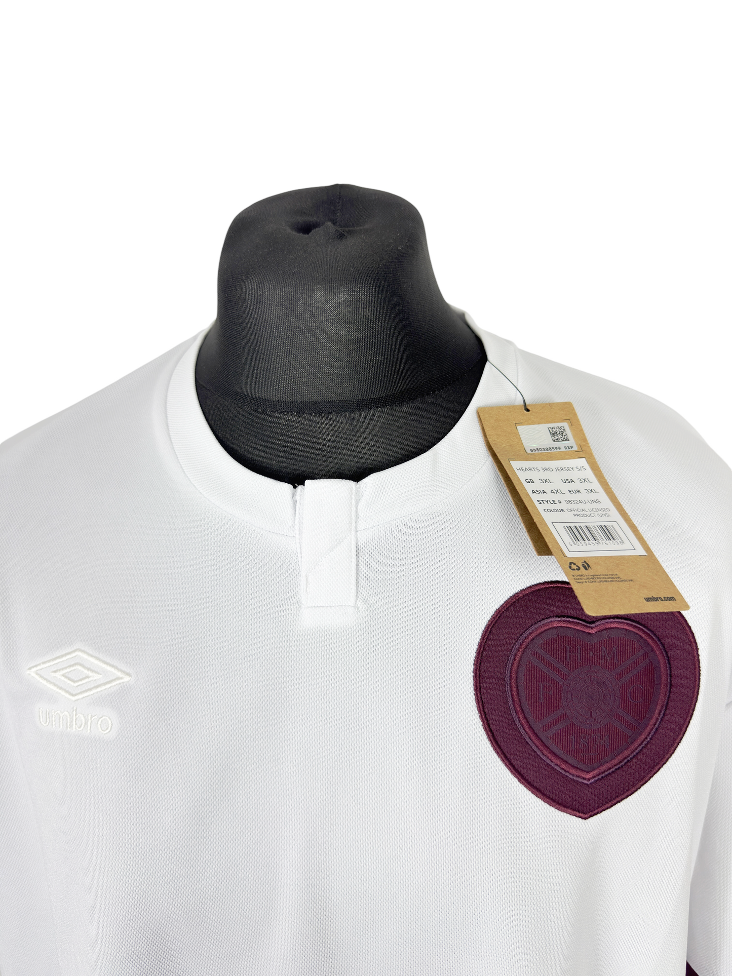 2023-24 Hearts 150th Anniversary Third - Size 3XL - BNWT