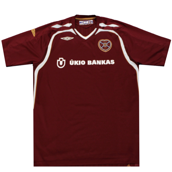 Hearts 2007-2008 Home Shirt (Excellent) XL