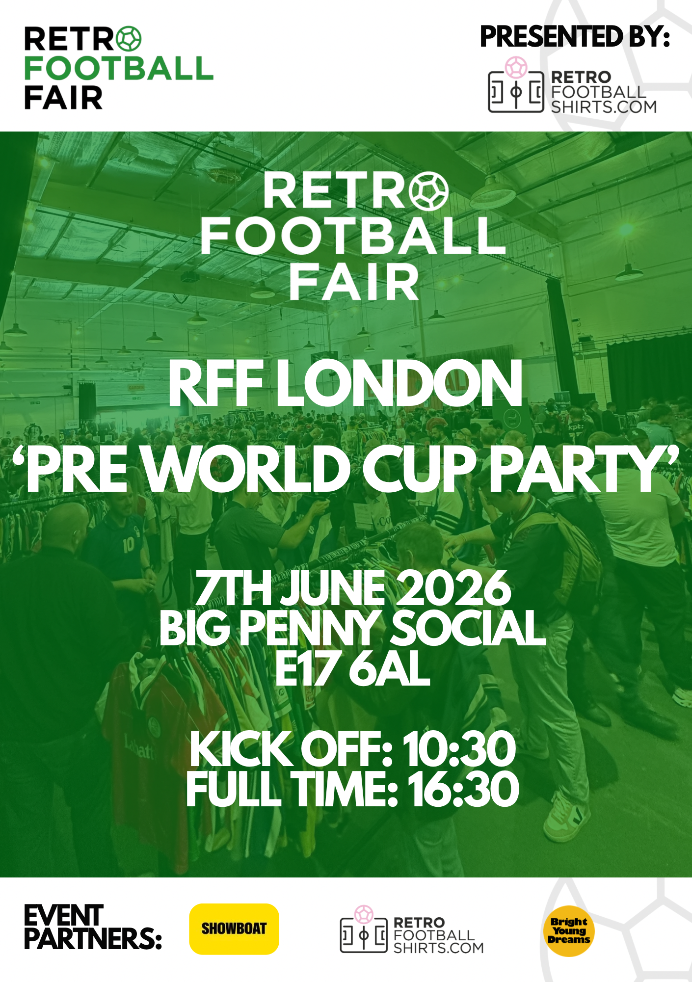 Retro Football Fair London June 2026 Entry