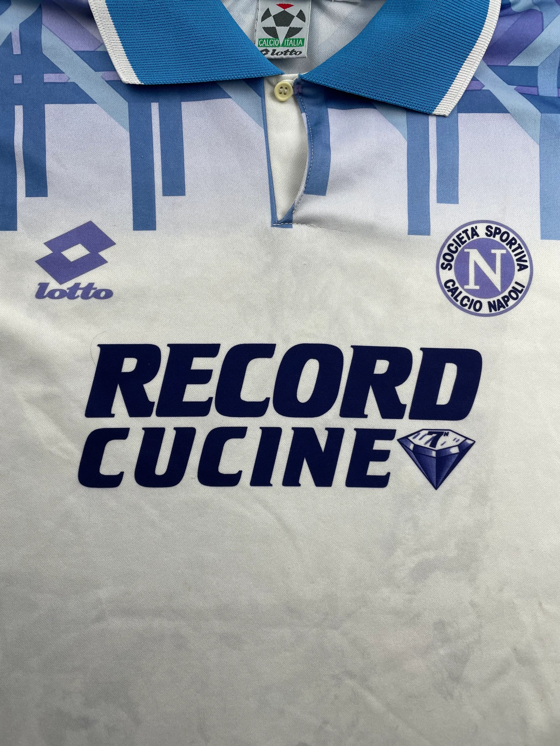 Store Shirt • Napoli • 1994 • Lotto • Away • Size M 