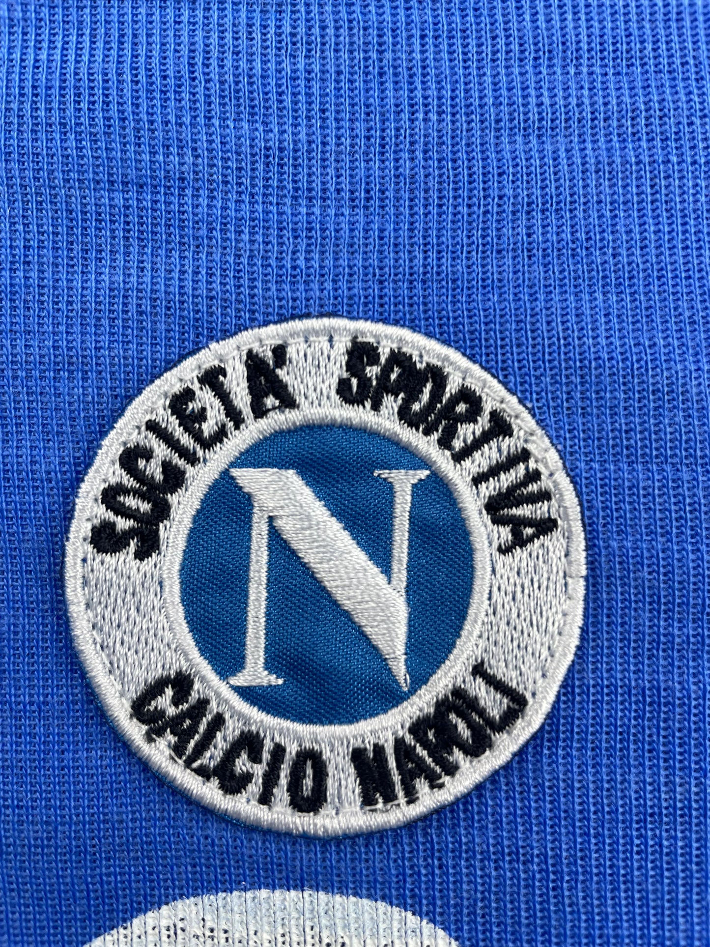 Match Shirt • Club • Napoli • 1986 • Ennerre • Home • #9 • Bruno Giordano • Match Worn