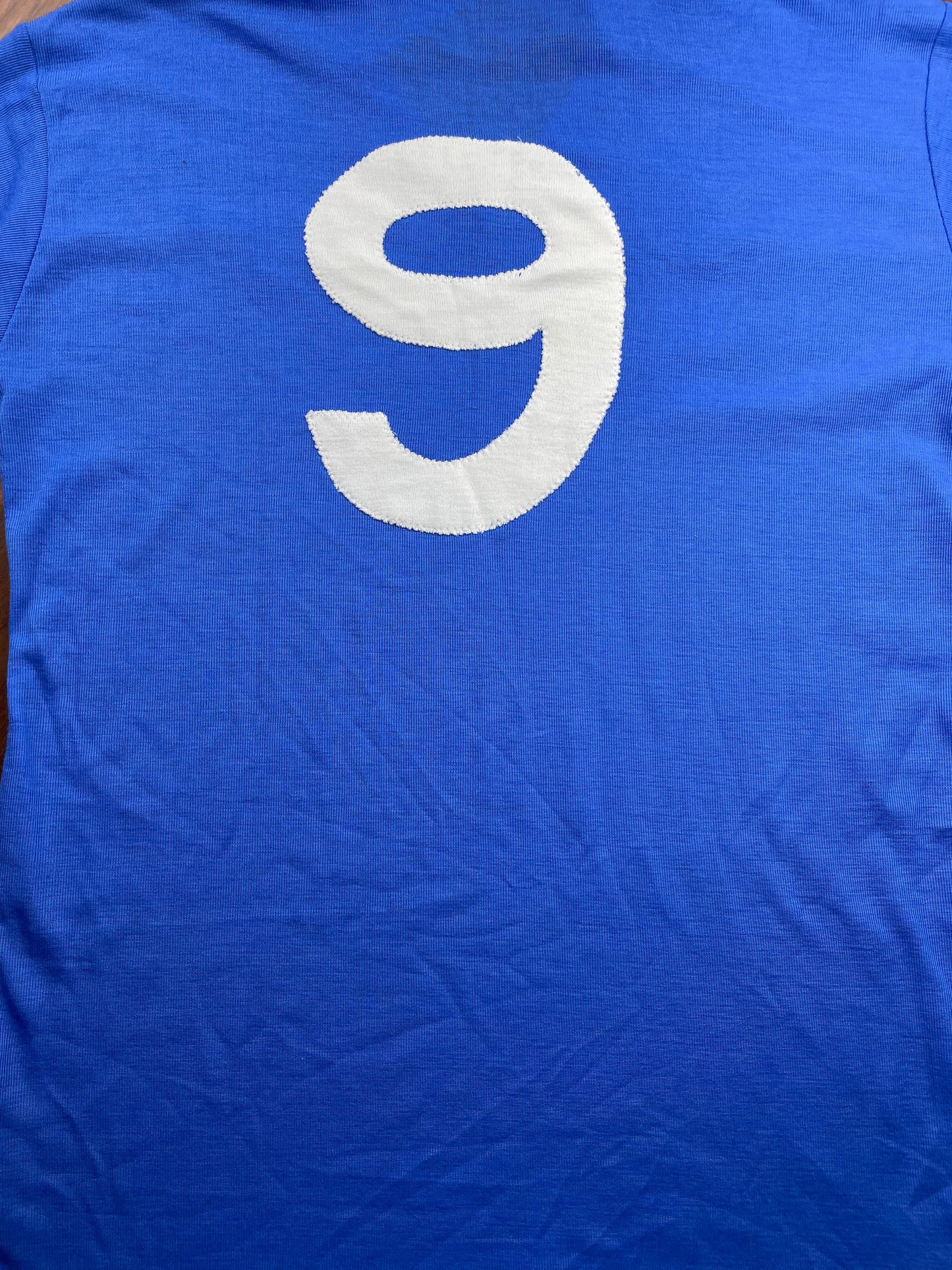 Match Shirt • Club • Napoli • 1986 • Ennerre • Home • #9 • Bruno Giordano • Match Worn