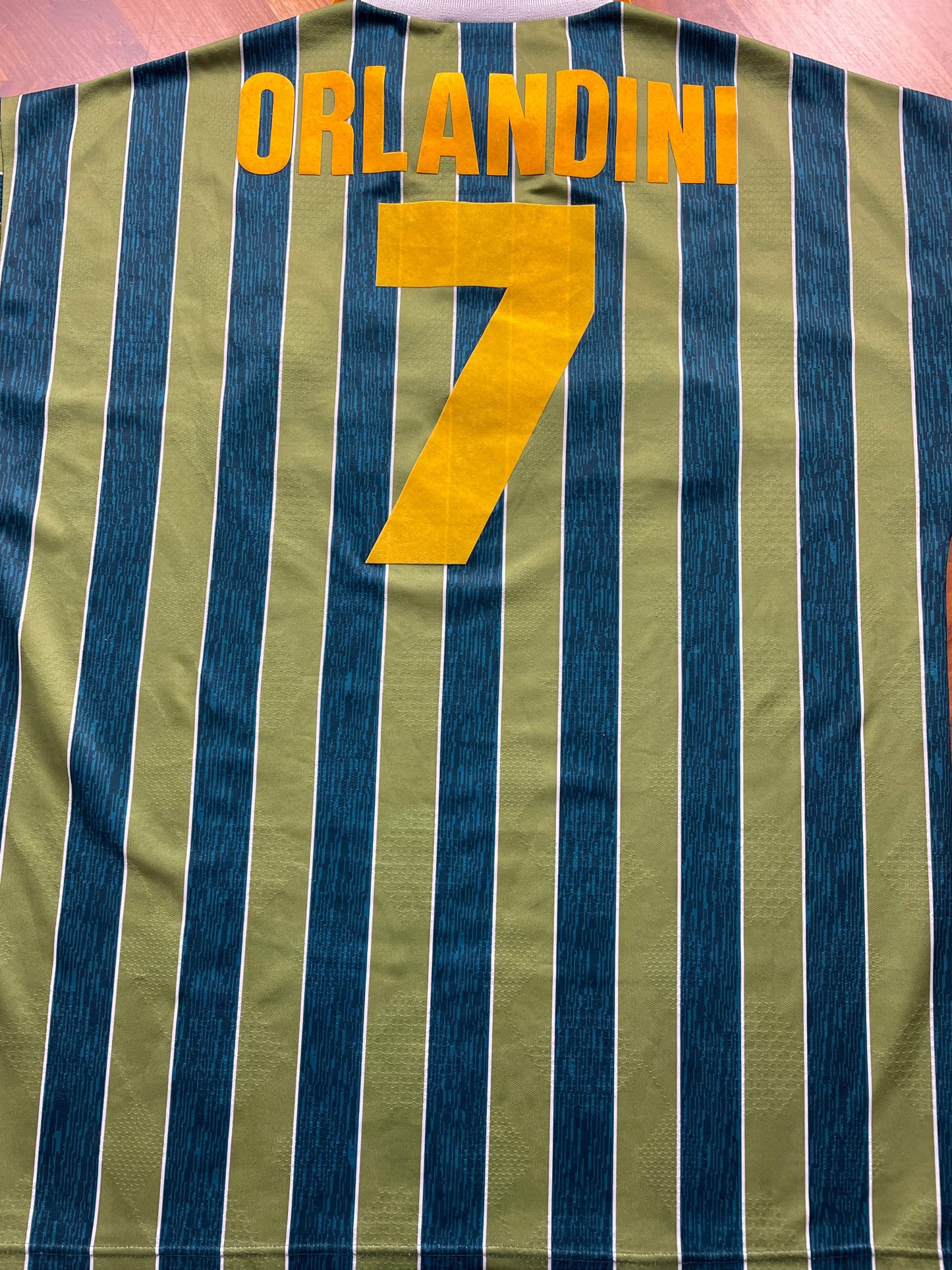 Match Shirt • Club • Inter • 1995 • Umbro • Third • #7 • Pierluigi Orlandini • Match Prepared