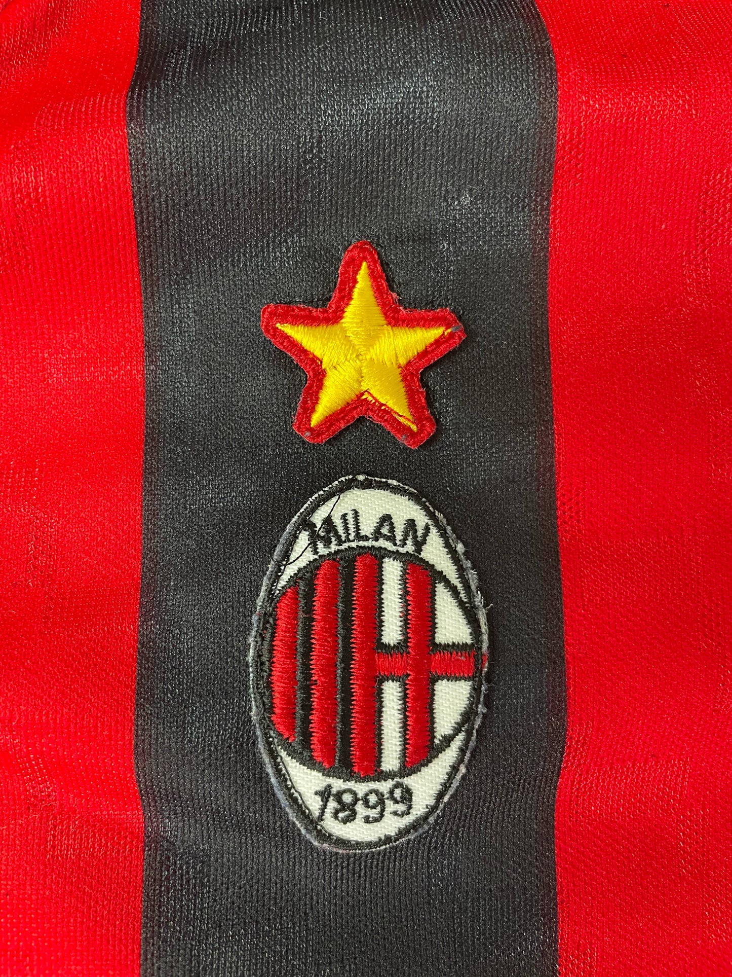 Store Shirt • AC Milan • 1995 • Lotto • Home • George Weah • Size L