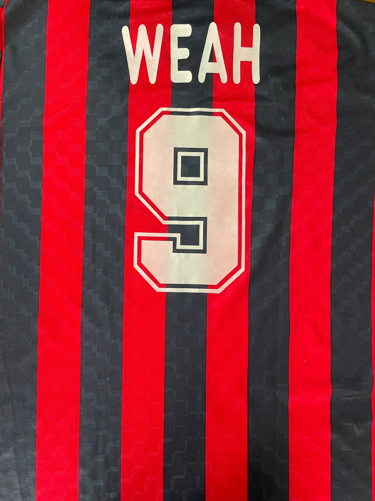 Store Shirt • AC Milan • 1995 • Lotto • Home • George Weah • Size L
