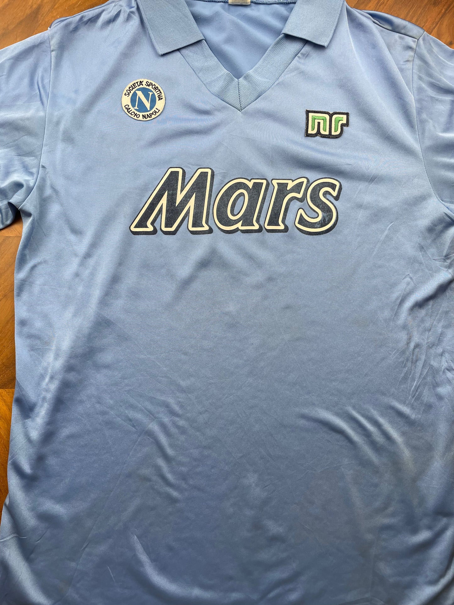 Store Shirt • Napoli • 1989 • Ennerre • Home • Size L • Jaspo Version