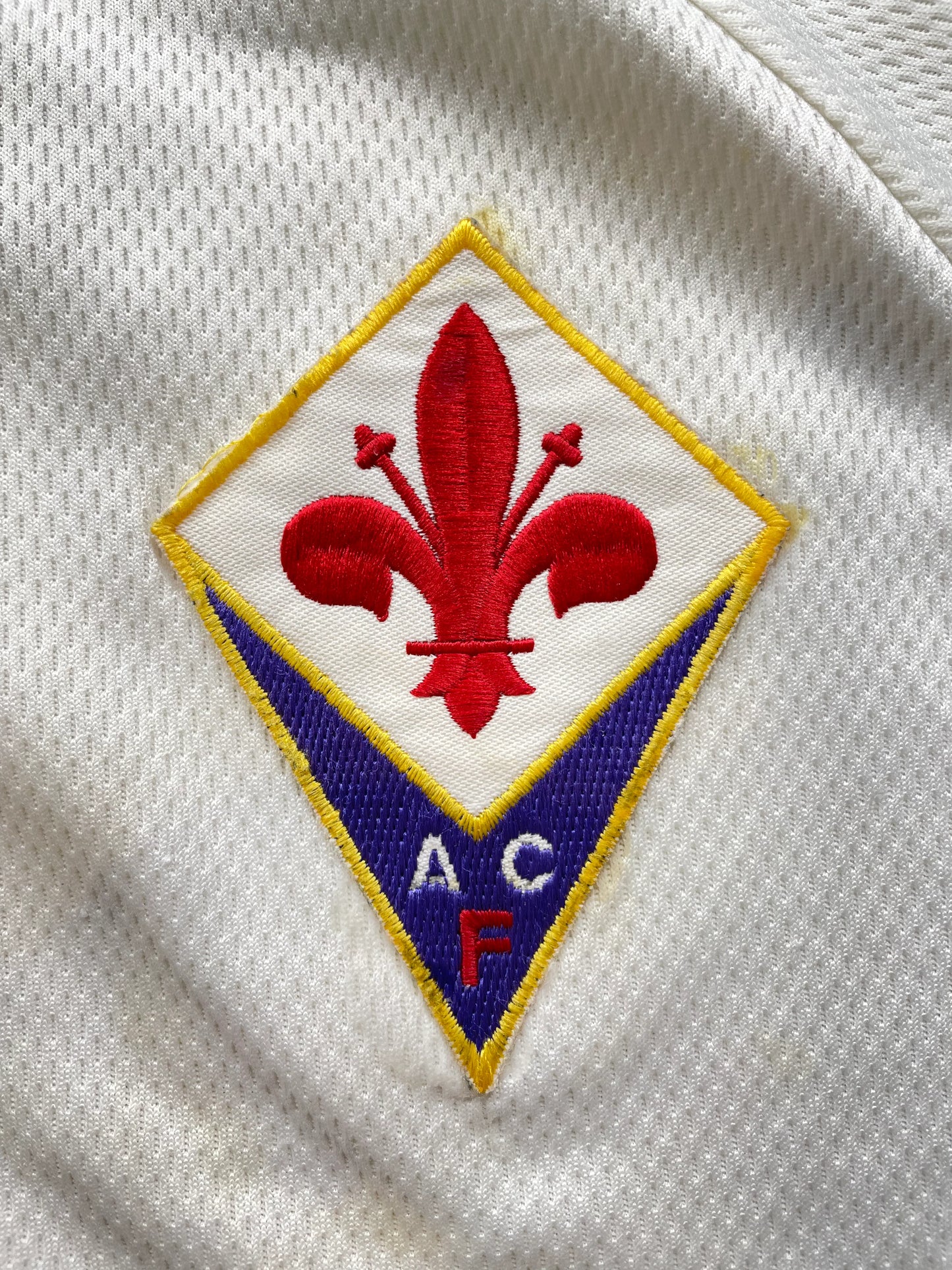 Match Shirt • Club • Fiorentina • 1995 • Reebok • Away • #6 • Match Prepared • Size XL