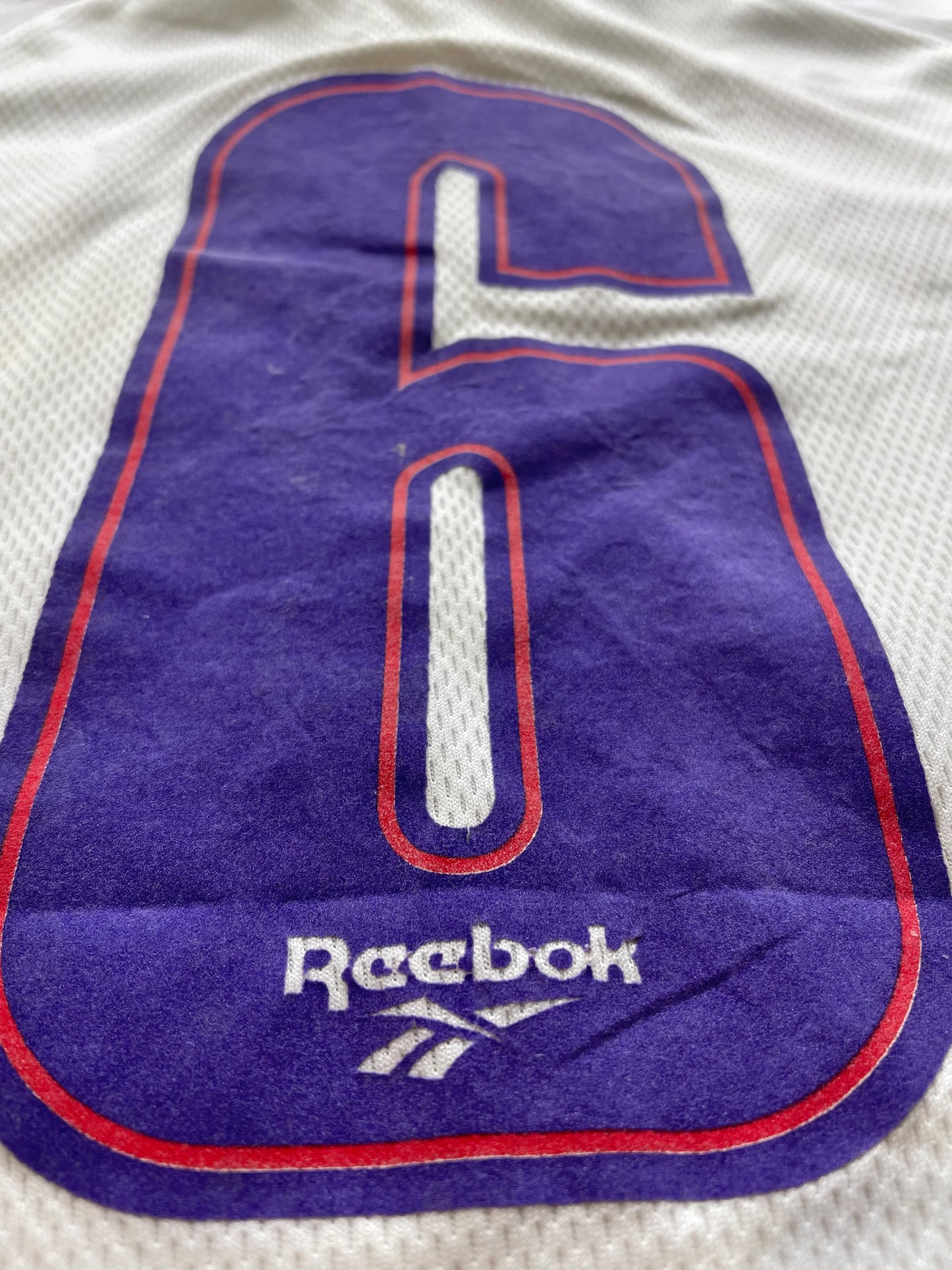 Match Shirt • Club • Fiorentina • 1995 • Reebok • Away • #6 • Match Prepared • Size XL