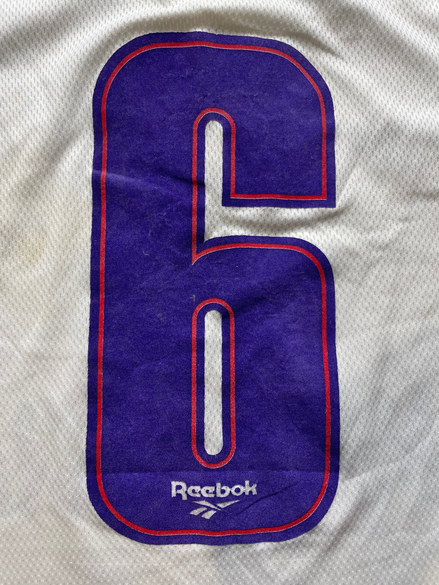 Match Shirt • Club • Fiorentina • 1995 • Reebok • Away • #6 • Match Prepared • Size XL
