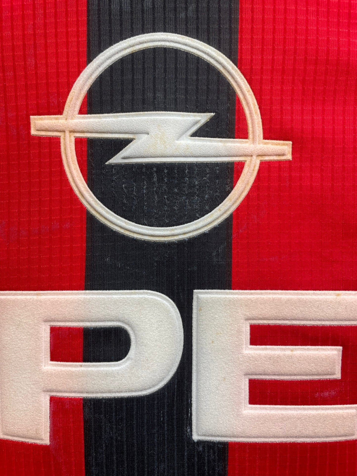 Match Shirt • Club • AC Milan • 1997 • Lotto • Home • #9 • Patrick Kluivert • Match Worn