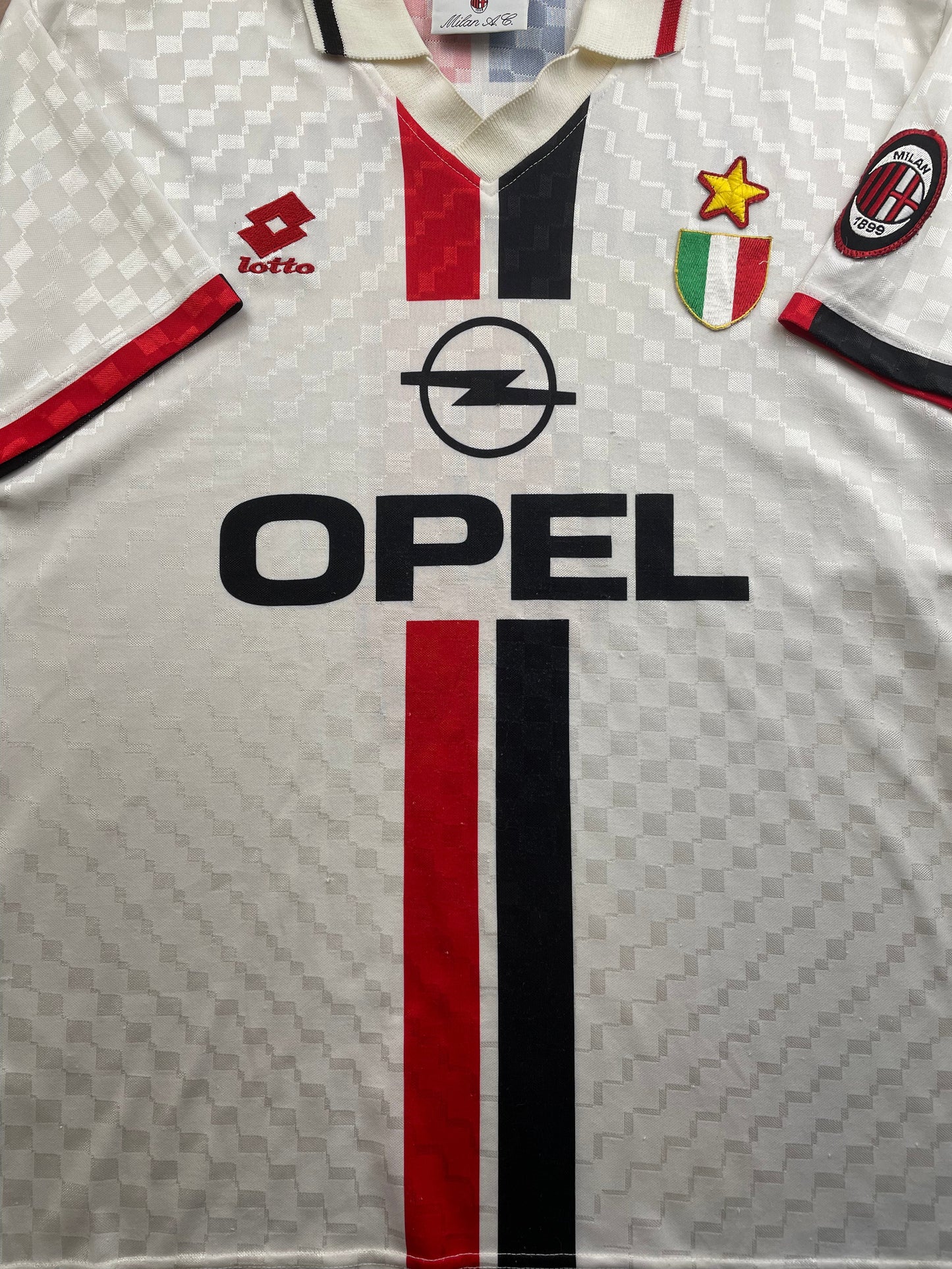 Store Shirt • AC Milan • 1996 • Lotto • Away • #4 • Demetrio Albertini • Size M • Player Spec