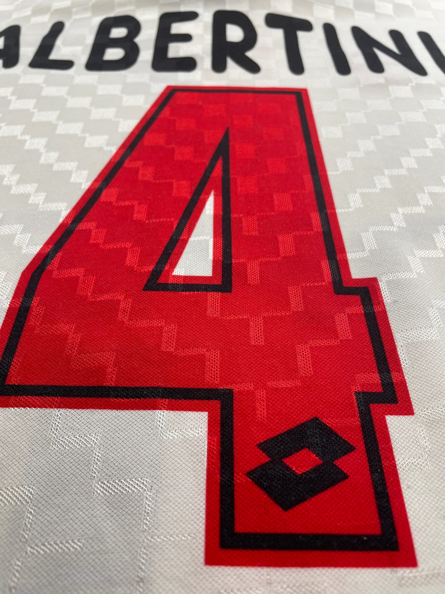 Store Shirt • AC Milan • 1996 • Lotto • Away • #4 • Demetrio Albertini • Size M • Player Spec