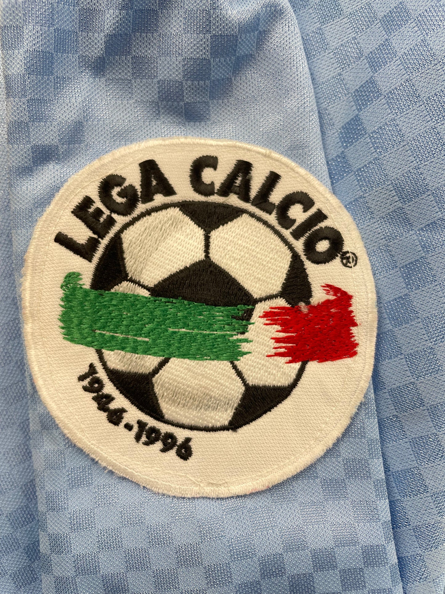 Match Shirt • Club • Lazio • 1996 • Umbro • Home • #18 • Pavel Nedved • Match Worn • Unwashed