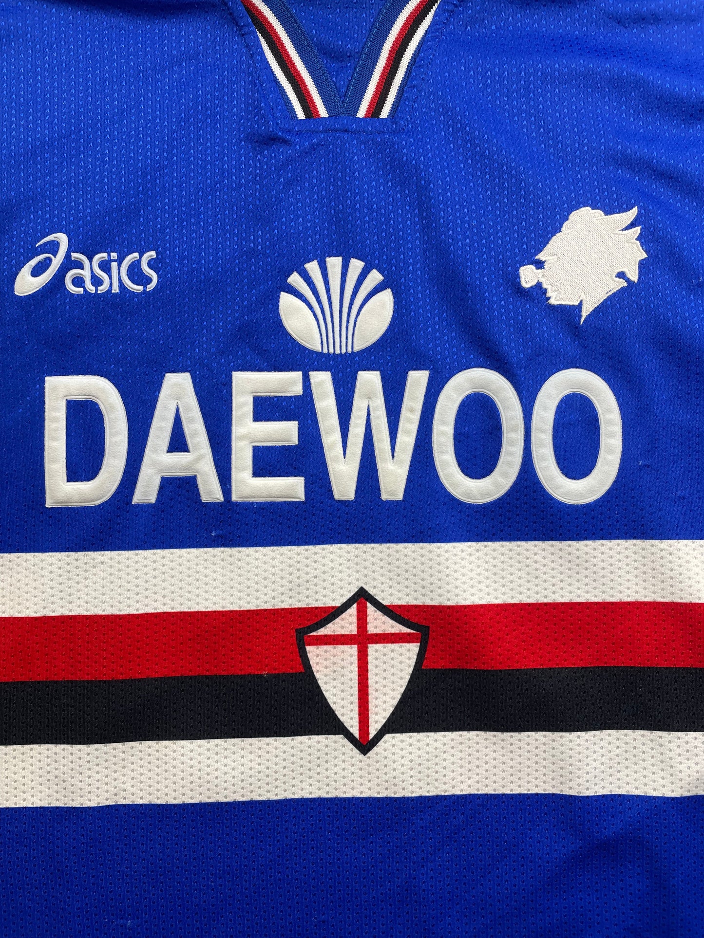 Match Shirt • Club • Sampdoria • 1997 • Asics • Home • #29 • Giuseppe Signori • Match Worn