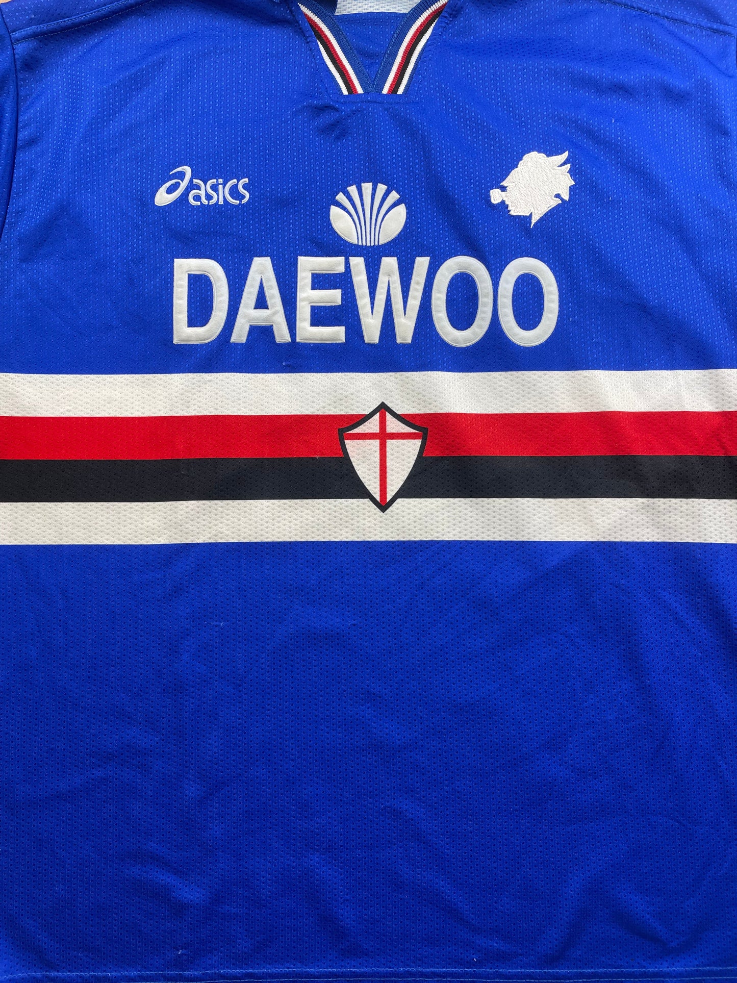 Match Shirt • Club • Sampdoria • 1997 • Asics • Home • #29 • Giuseppe Signori • Match Worn