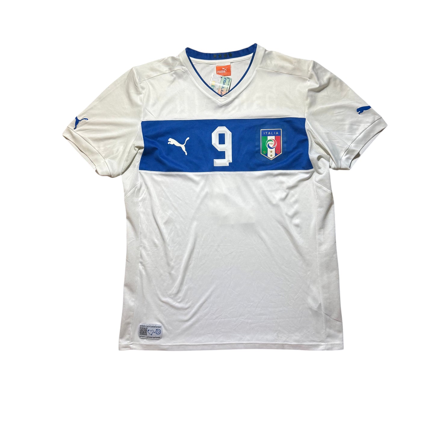 Italy Away Shirt 2012 - 2014 (XL) Balotelli 9