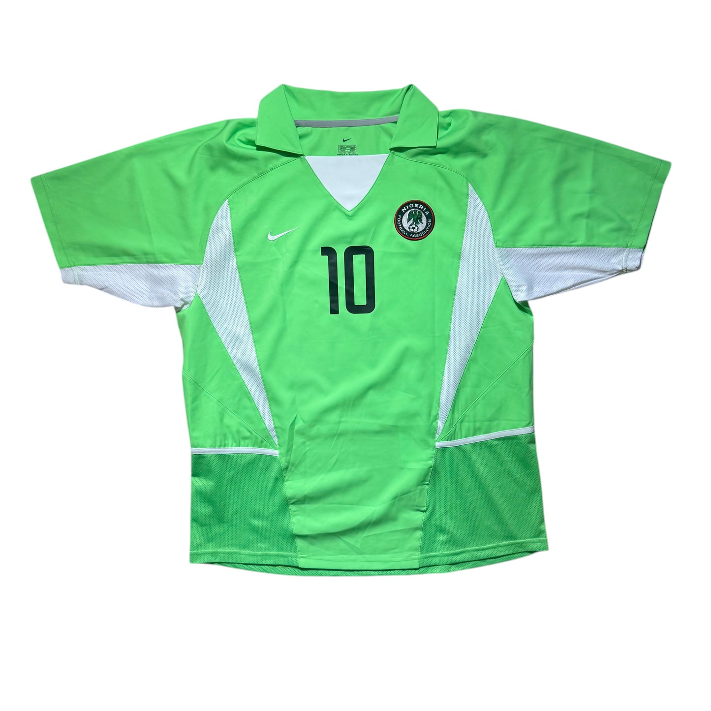 Nigeria Home Shirt 2002 - 2004 (L) Okocha 10
