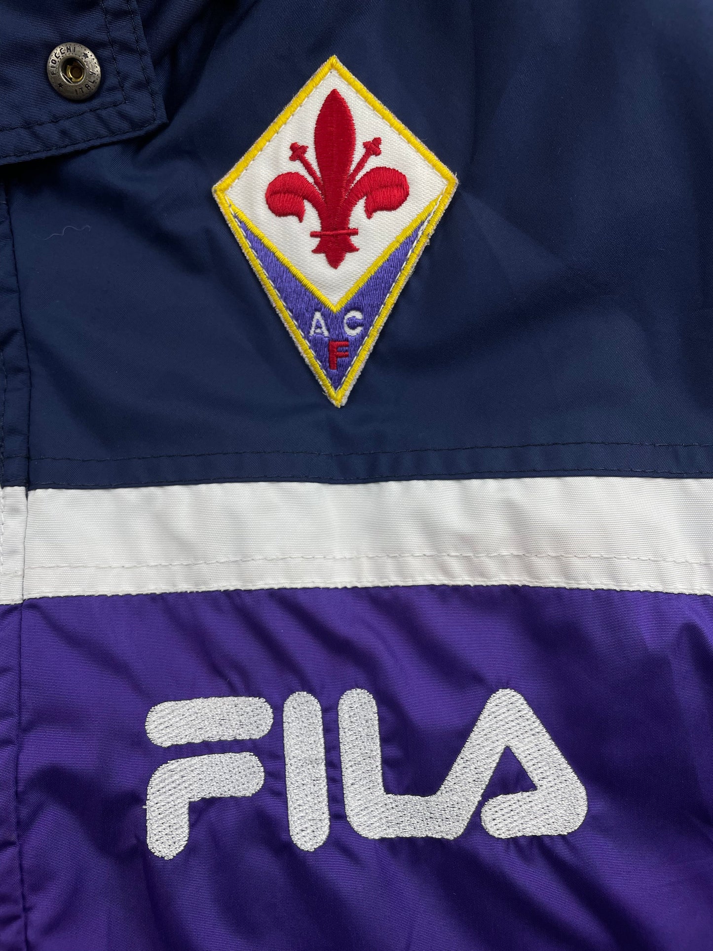 Player Issue Training • Fiorentina • 1997 • Fila • Bench Coat Jacket • Size M