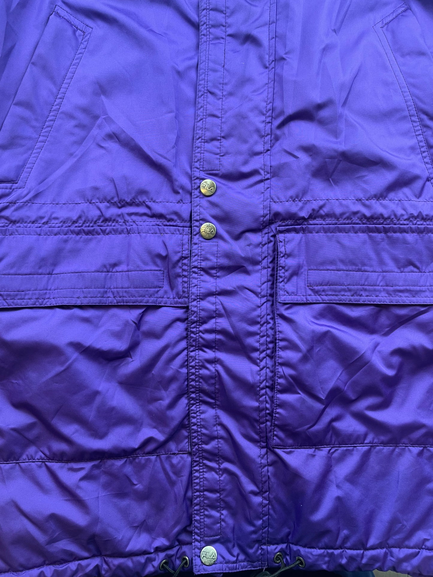 Player Issue Training • Fiorentina • 1997 • Fila • Bench Coat Jacket • Size M