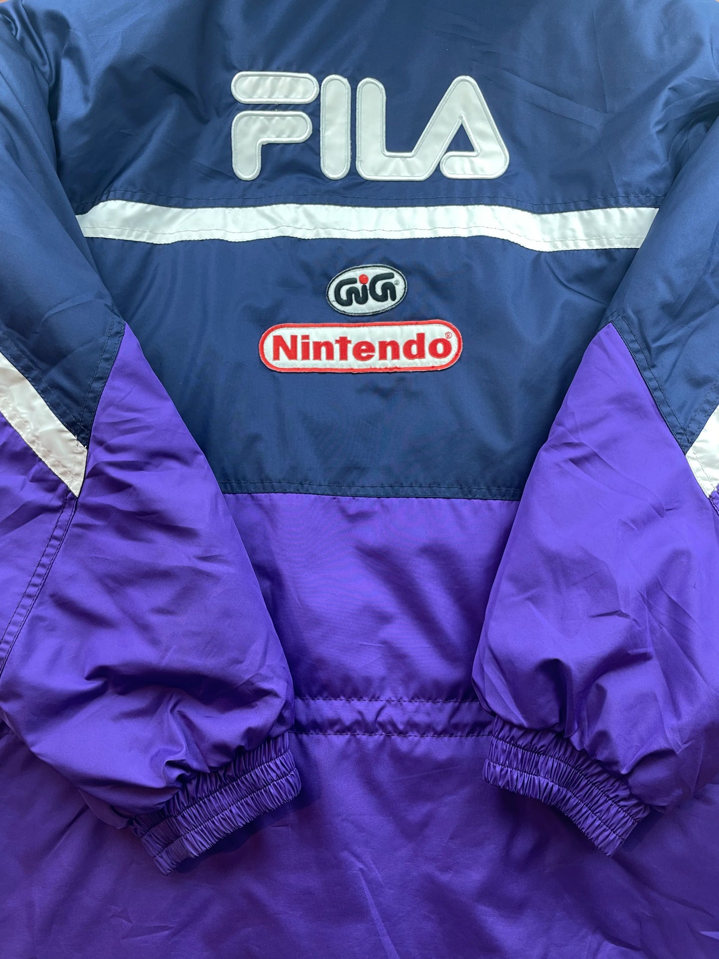 Player Issue Training • Fiorentina • 1997 • Fila • Bench Coat Jacket • Size M