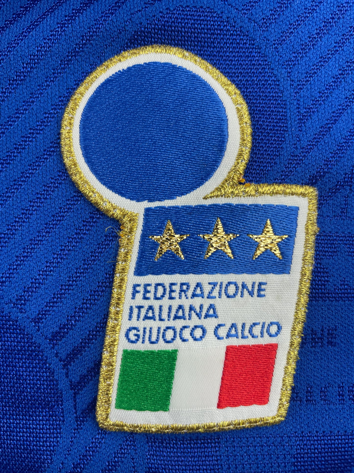 Match Shirt • National • Italia • 1994 • Diadora • Home • #11 • Giuseppe Signori • vs Estonia • Euro 96 Qualifiers