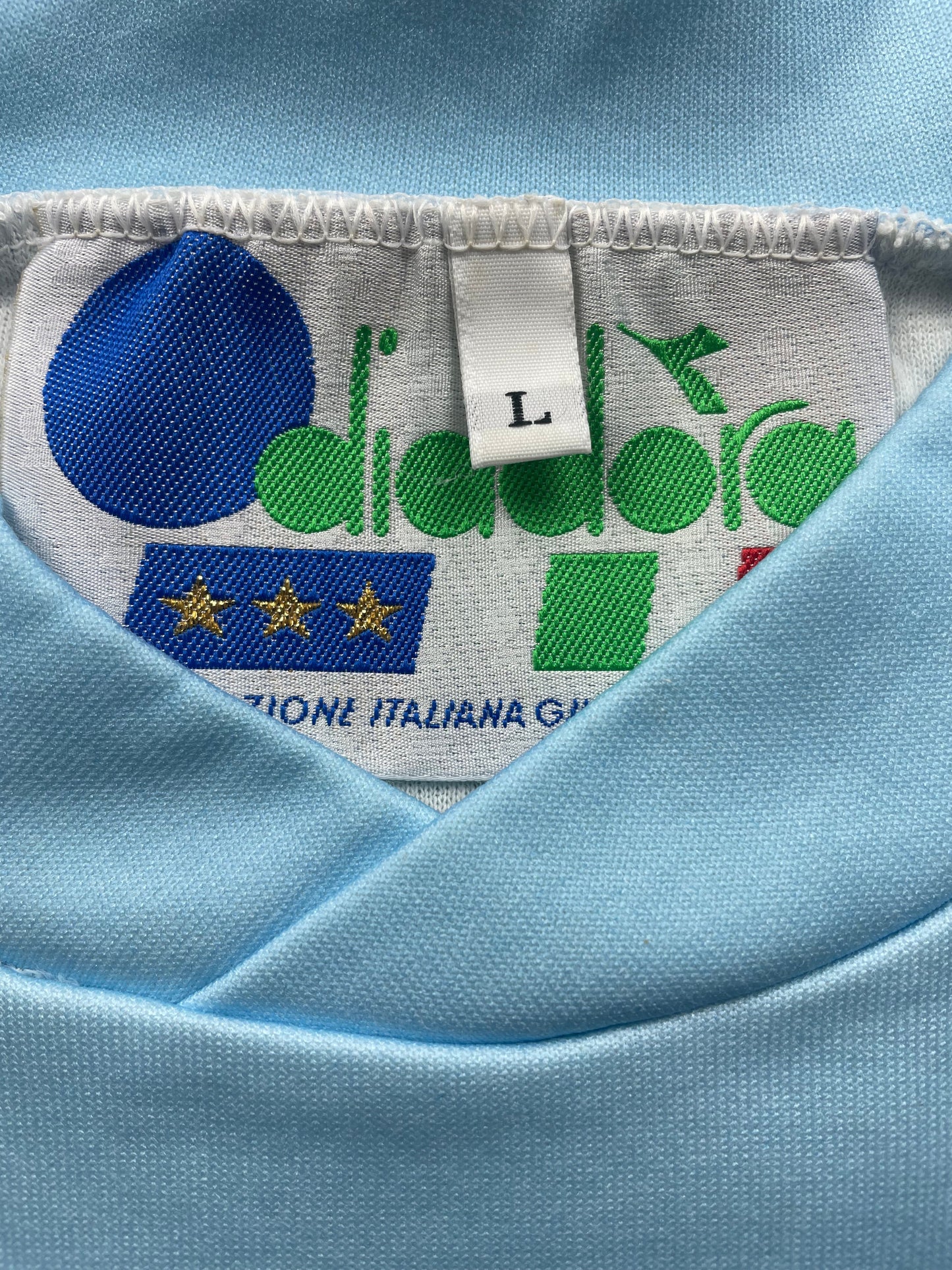 Player Issue Training • Italia • 1992 • Diadora • #8 • Training Top • Size L