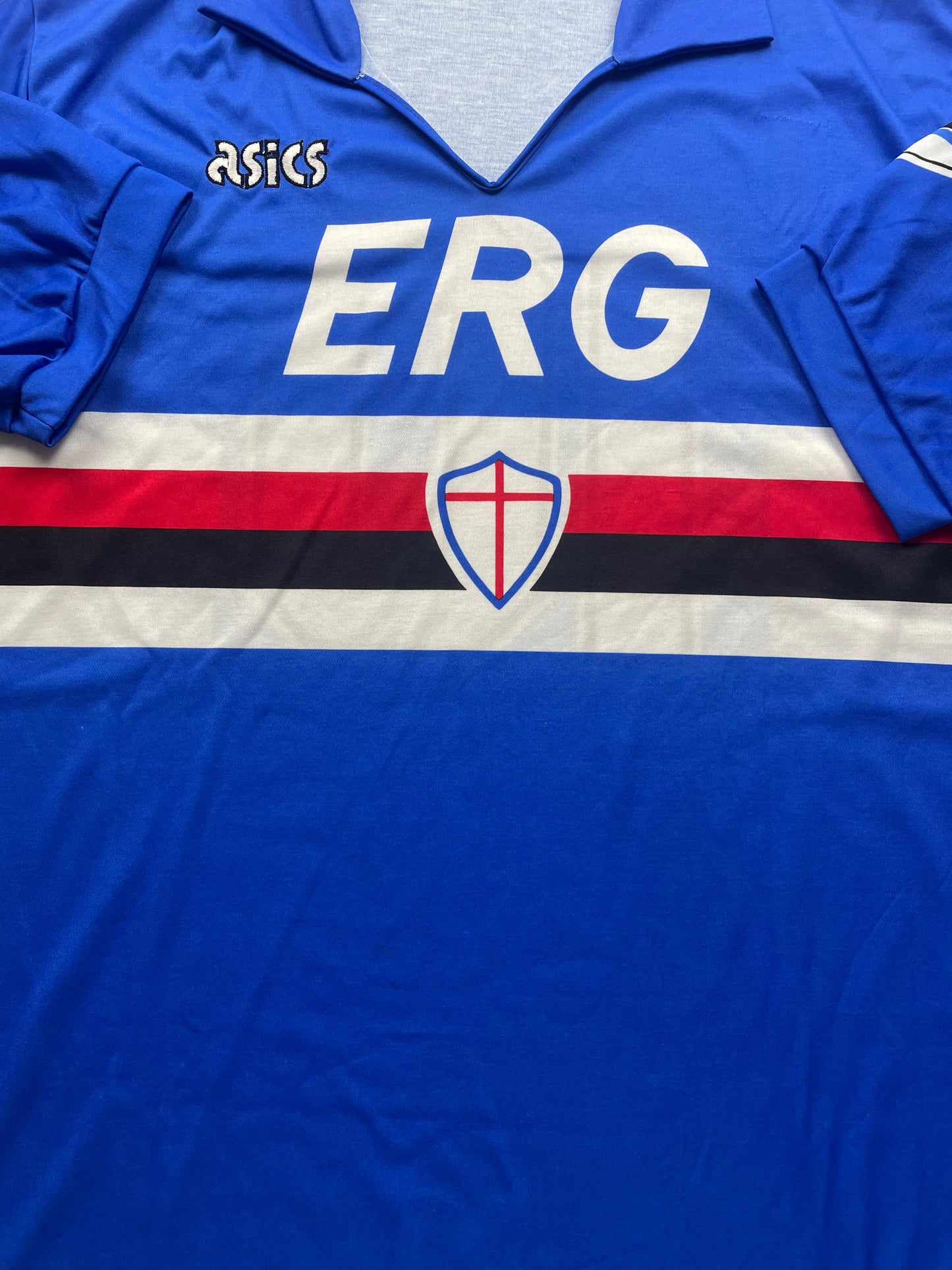Match Shirt • Club • Sampdoria • 1990 • Asics • Home • #10 • Roberto Mancini • Match Worn
