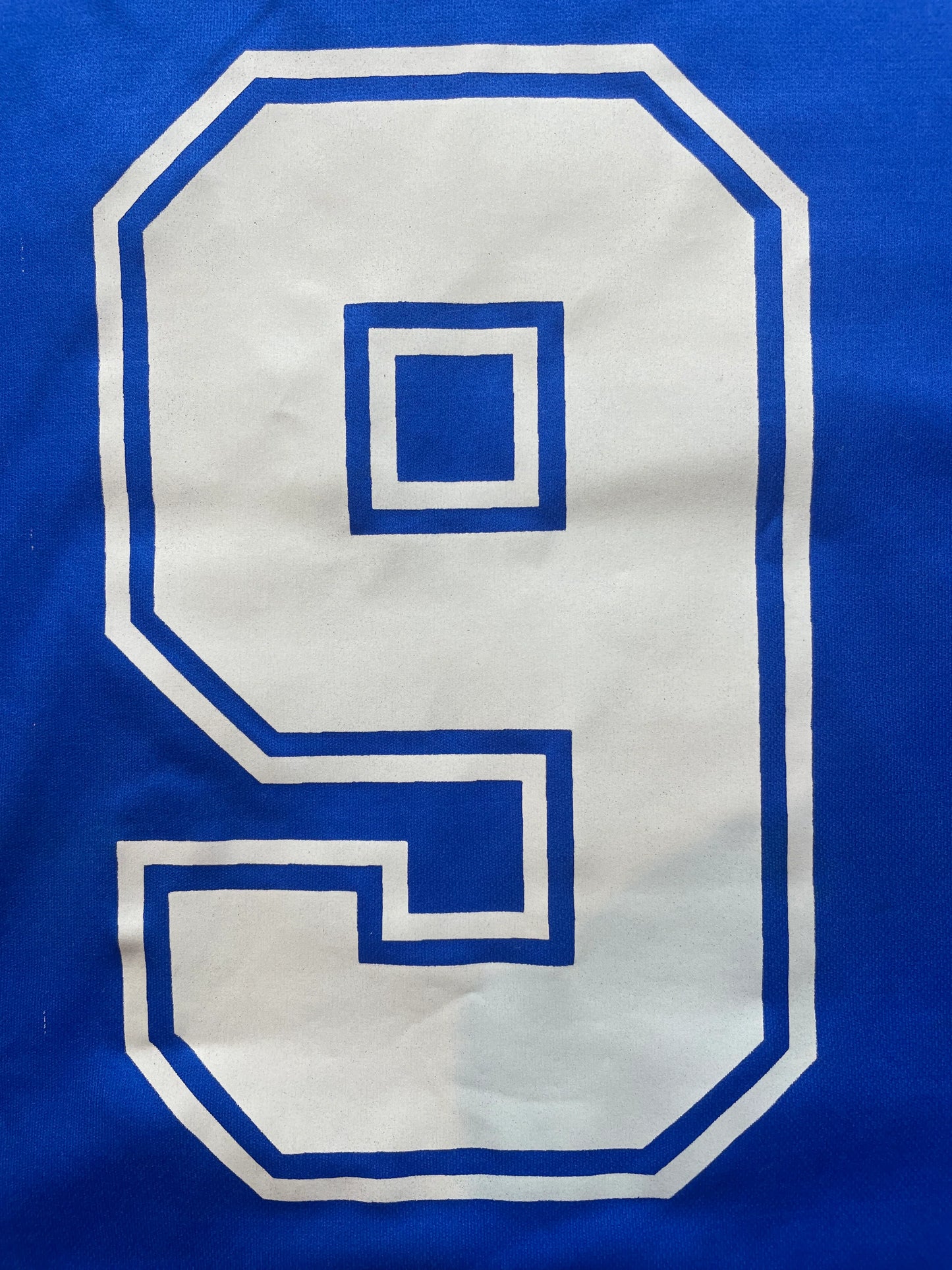 Match Shirt • Club • Sampdoria • 1993 • Asics • Home • #9 • David Platt • Match Worn • Unwashed