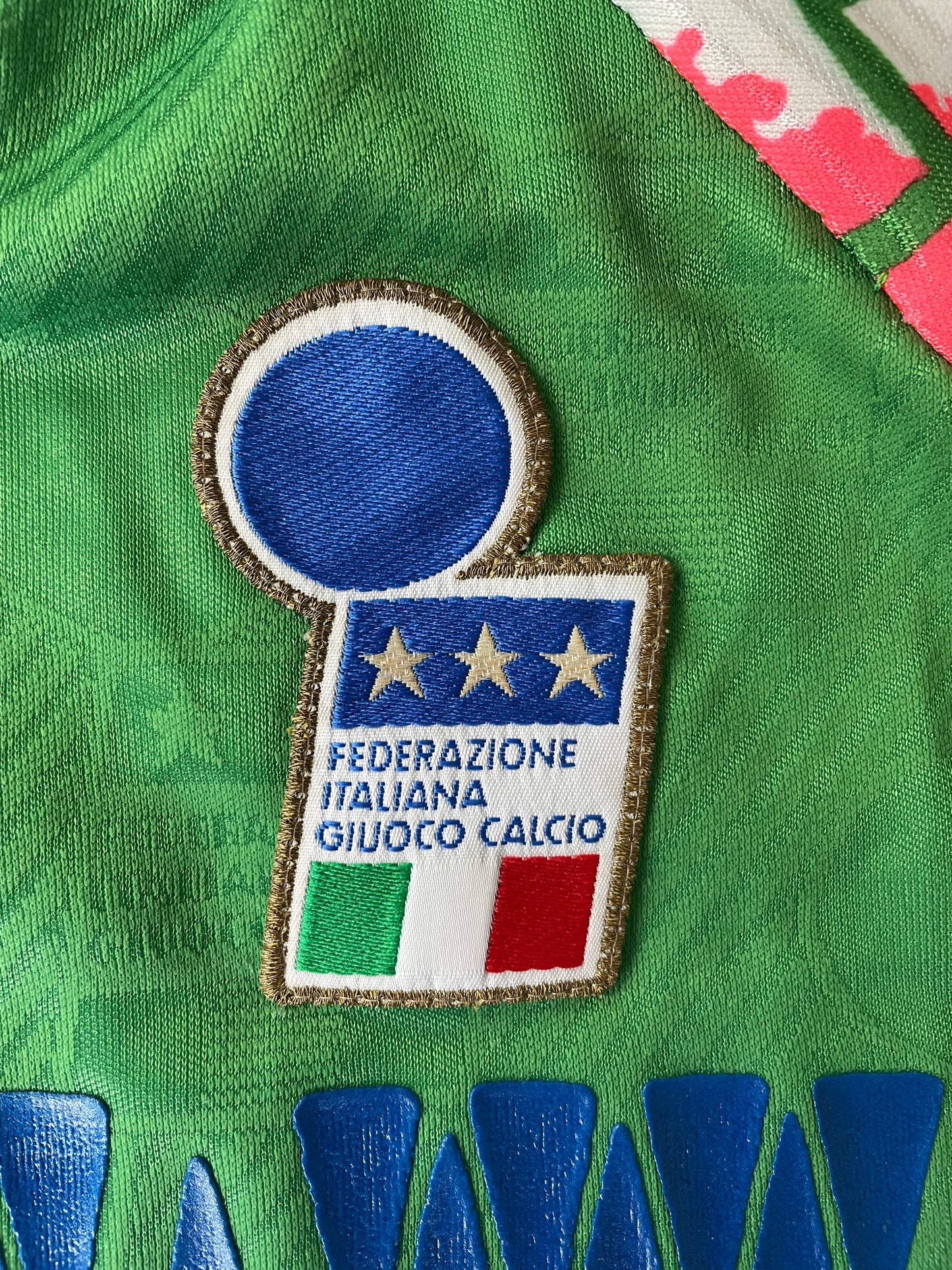 Match Shirt • National • Italia • 1994 • Diadora • Keeper • #1 • Gianluca Pagliuca • vs Germany • Friendly