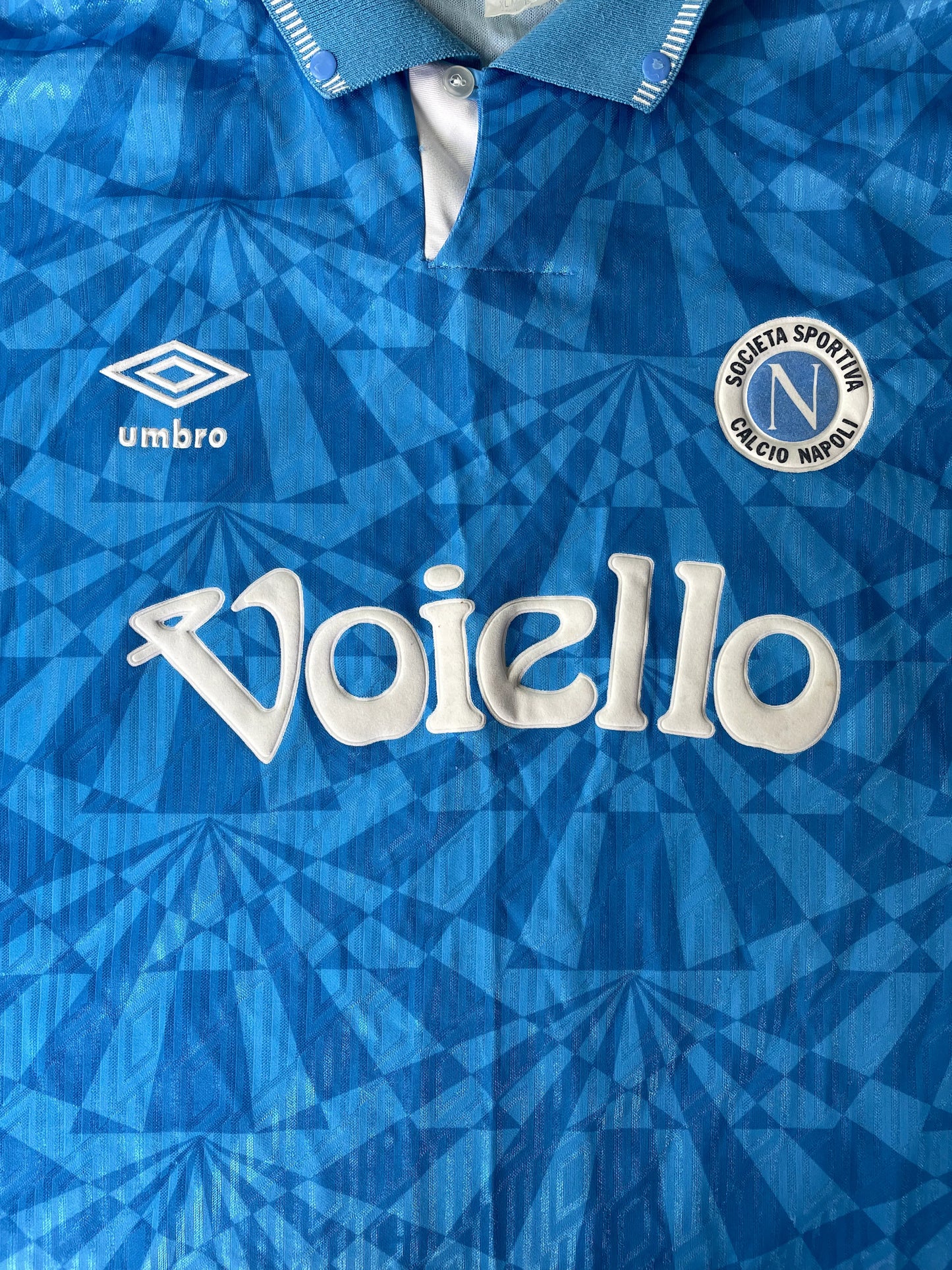 Store Shirt • Napoli • 1991 • Umbro • Home • Size XL
