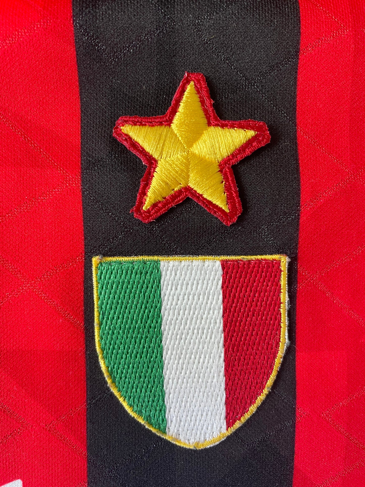 Store Shirt • AC Milan • 1993 • Lotto • Home • #8 • Gianluigi Lentini • Size L